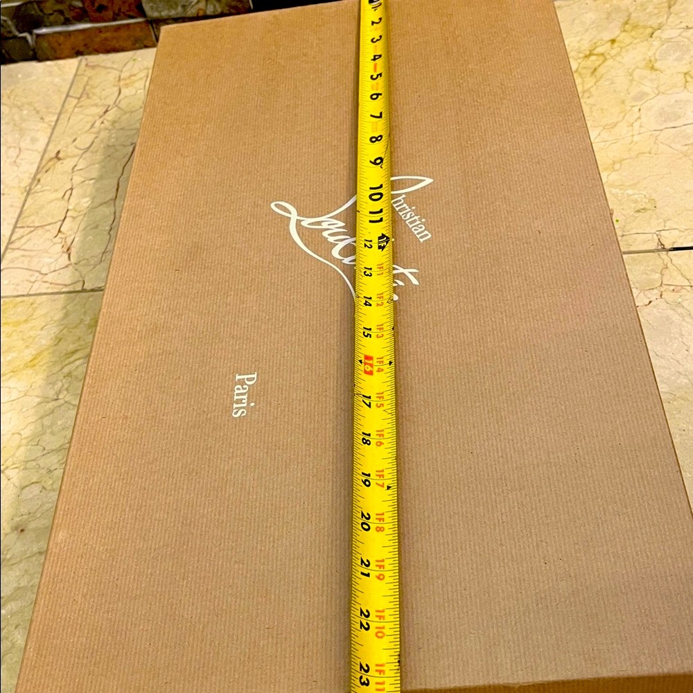 CHRISTIAN LOUBOUTIN BOOT BOX EMPTY STORAGE LARGE BOX